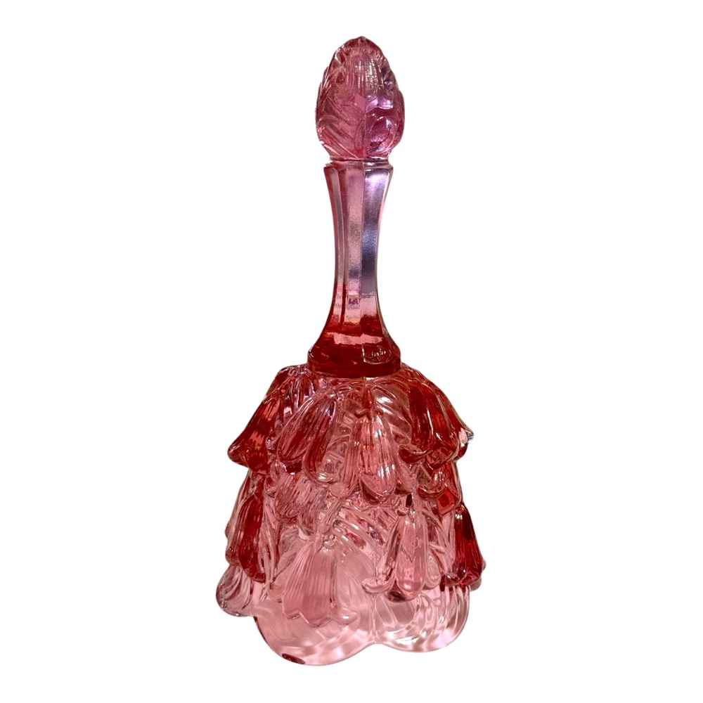 Fenton Temple Bell Rose Pink Lily of the Valley